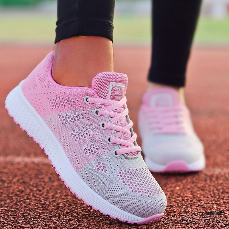 Women Sneakers Shoes Fashion Lace Up Female Sneakers Plus Size Women's Sports Shoes 2026 New Footwear Women's Vulcanize Shoes
