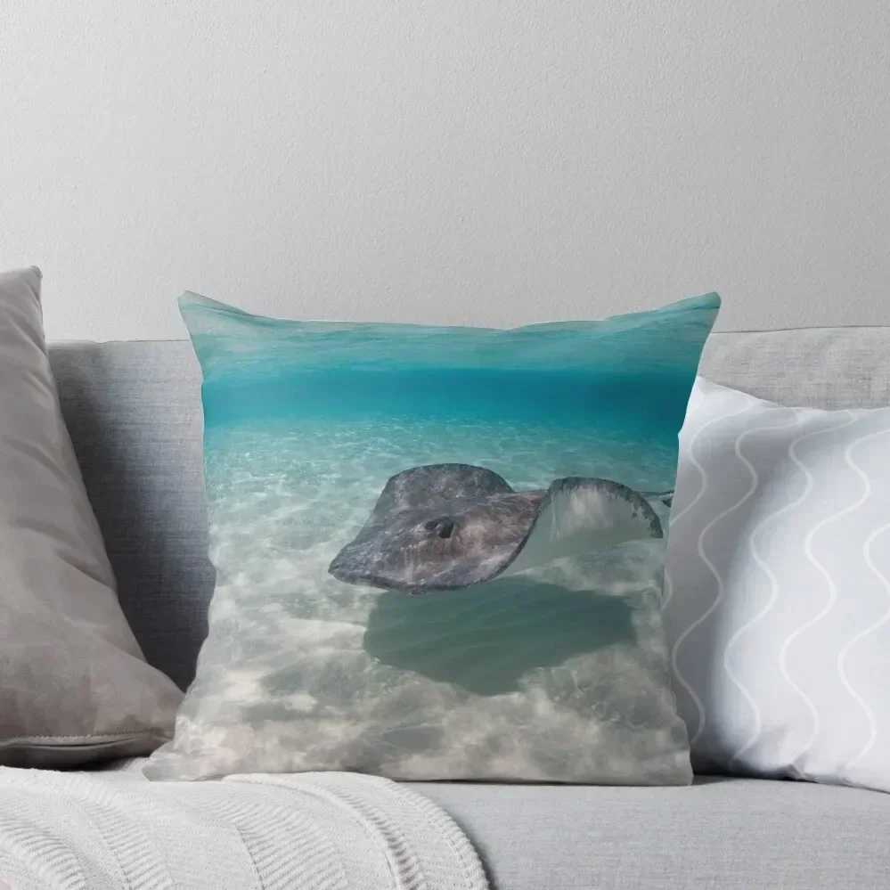 Southern Stingray Throw Pillow Cusions Cover Marble Cushion Cover Decorative Cushions For Living Room Couch Pillows pillow