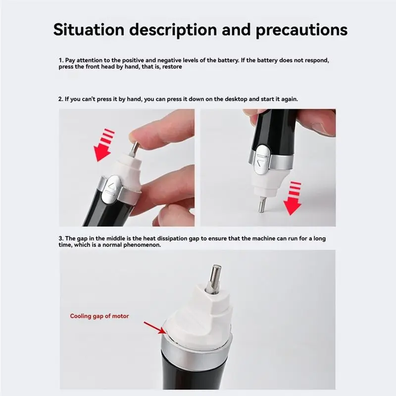 AB11-Model Electric Sander Grinding Pen Mini Reciprocating Polishing Sanding Machine Grinder/Drill Model Craft Tools For DIY