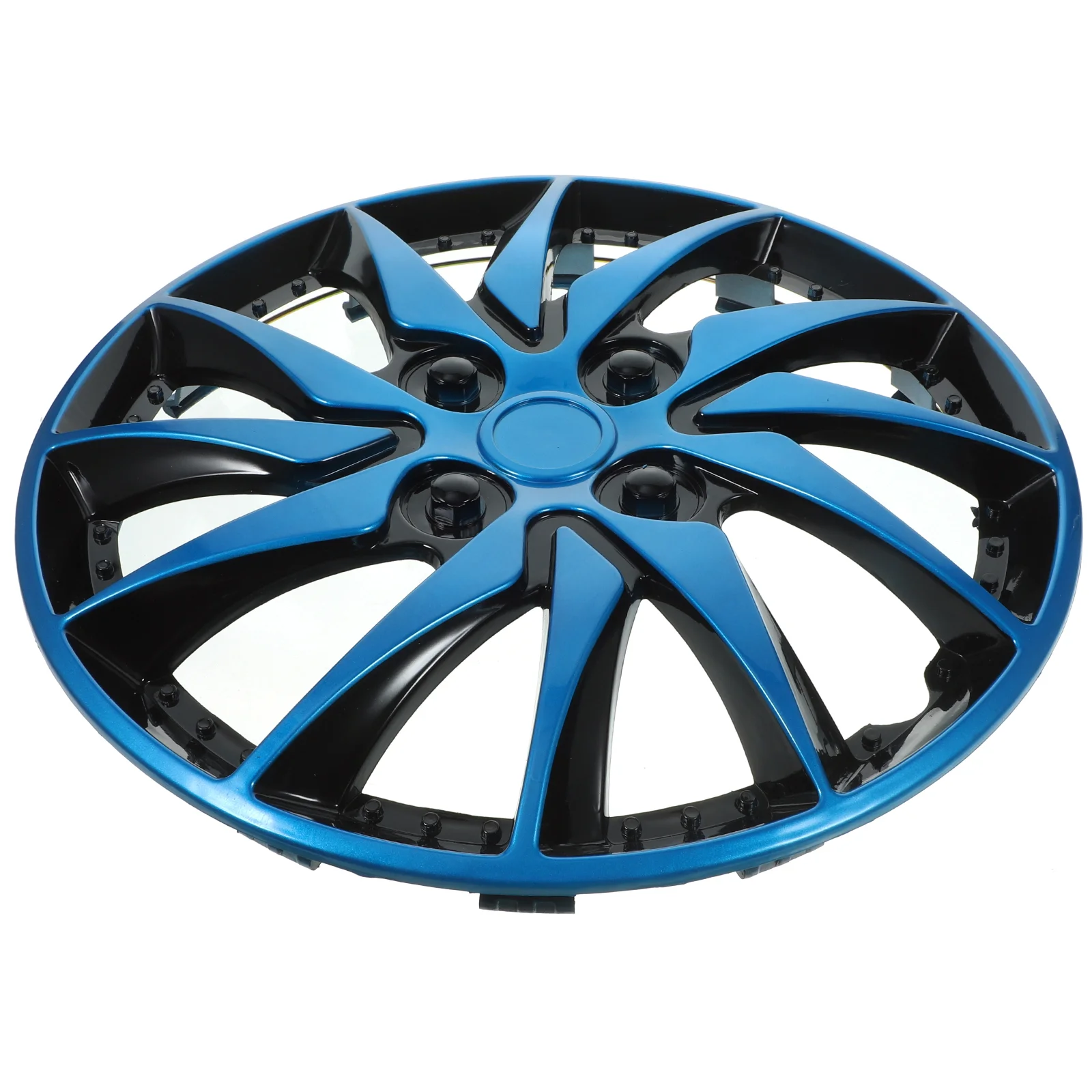 Hubcaps 14 Inch Nolitoy Black Decor Tire Hub Cap Hubcap Wheel Covers Cars 14 Inch Car Hub Auto Refit Accessory Blue Black