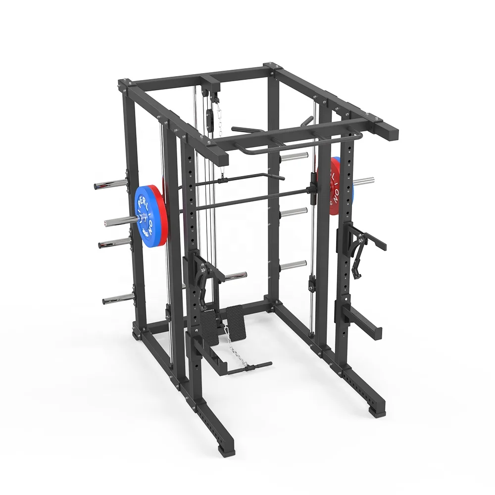 Commercial Fitness Equipment 3D Machine Multi Function Station Power Squat Rack