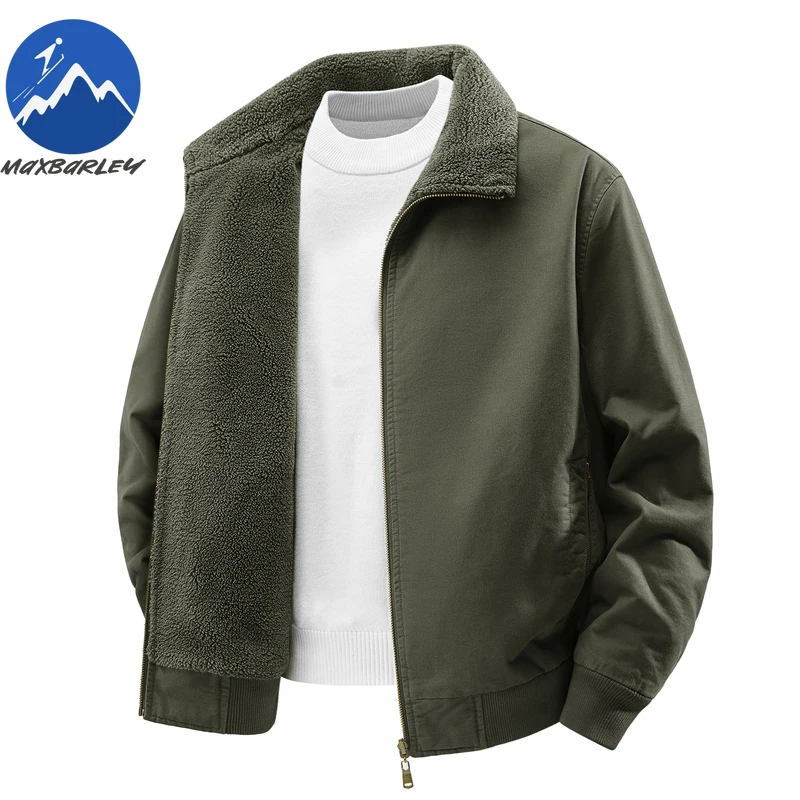 

Мужская куртка Maxbarley, утолщенная ветрозащитная теплая куртка для кемпинга, двусторонний дизайн премиум-класса, удобная осенне-зимняя одежда