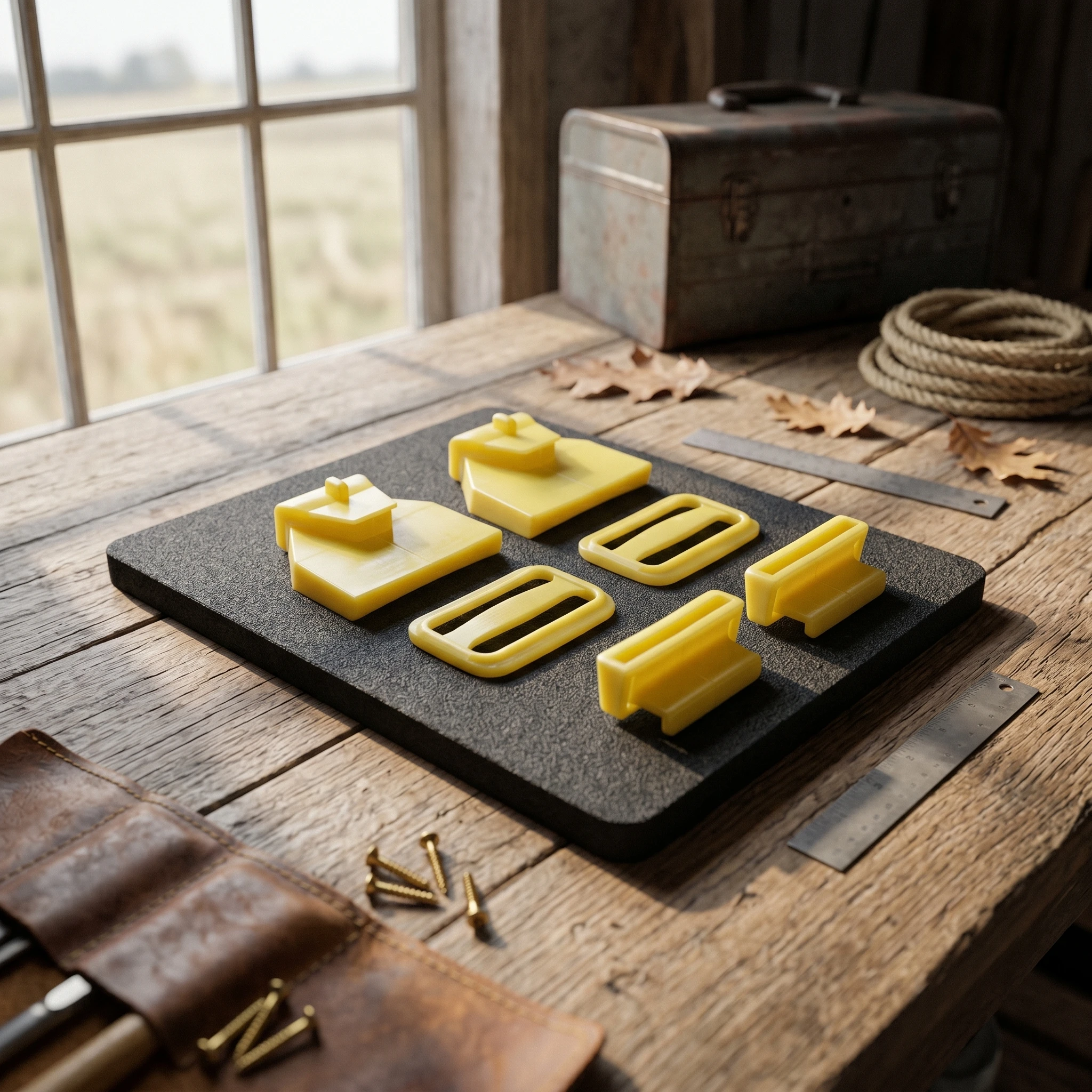 Plastic Buckle Accessory Yellow Sprayer Strap Buckle Hardware Sturdy Material