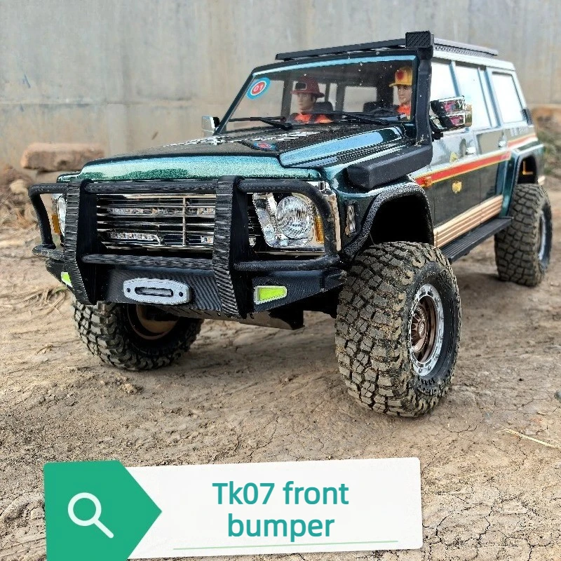

TK07 Simulated Front Bumper Bull Bar Front Bumper Modification RC Crawler Car Accessories Remote Control Car Modification Parts