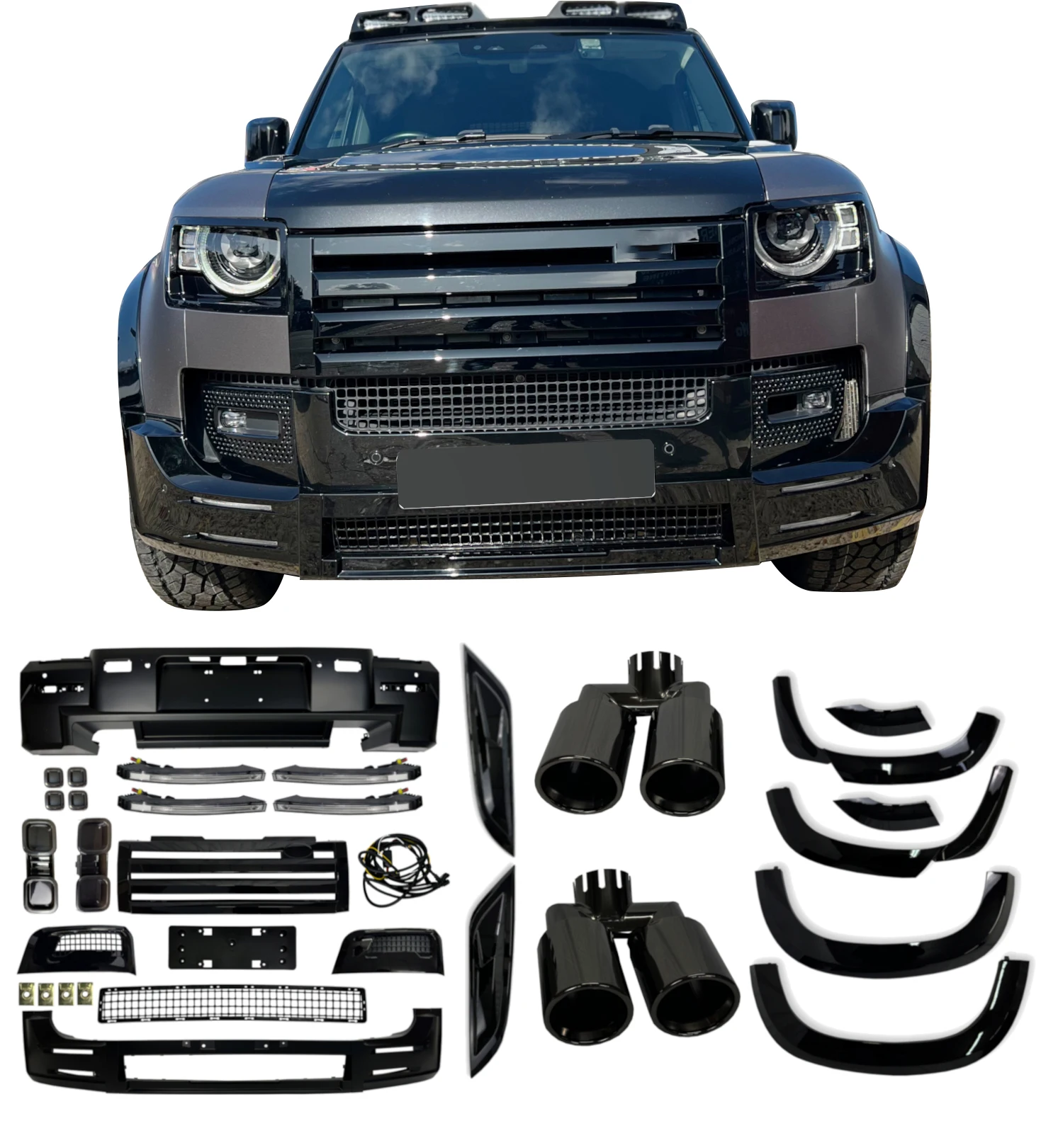 DEFENDER Car Accessories Upgrade Body Parts For Range Land Rover Defender 2020 New Defender L663 Modify Body Kit