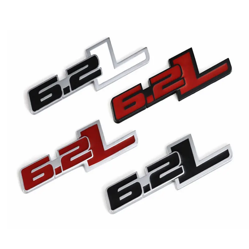 Car Displacement Label Original 6.2L Letter For Ford Raptor F150 Pickup Truck Decoration Rear Label Car Sticker Accessories