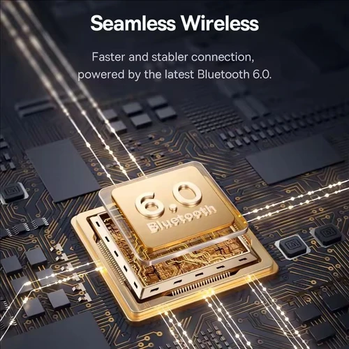 Imagen 2 del producto Auriculares Bass BP1 Pro TWS inalámbricos Bluetooth 6,0, auriculares con cancelación activa de ruido adaptativos, sonido de alta resolución LDAC