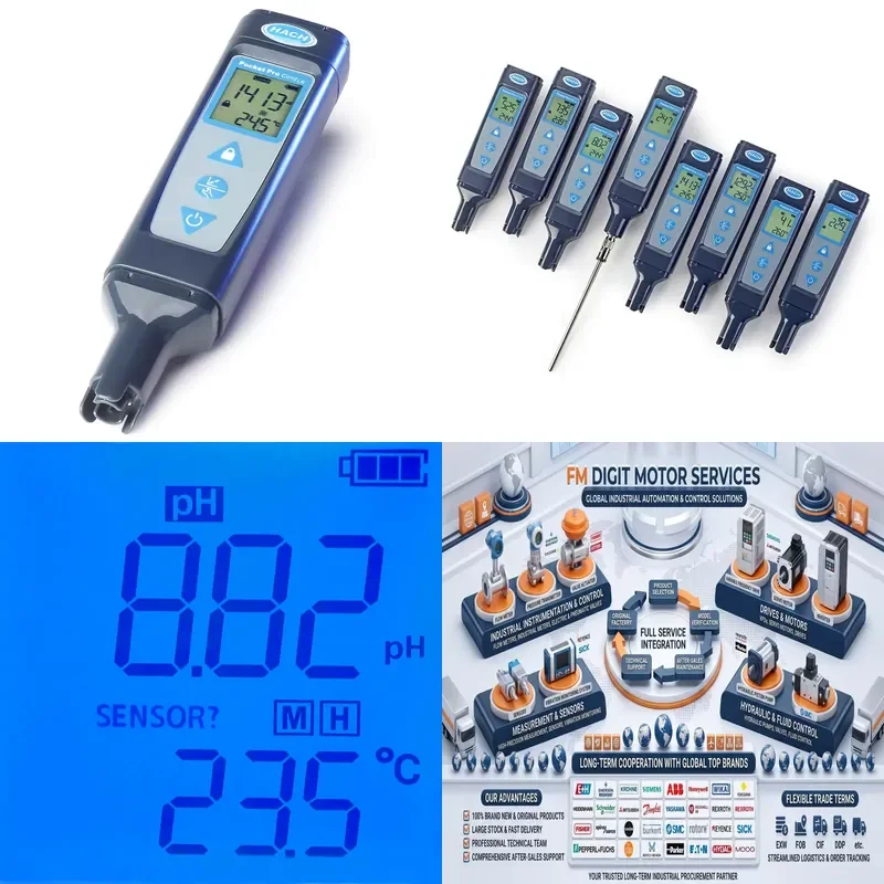 for HACH Pocket Pro Conductivity LR Tester Portable Water Quality Conductivity Meter with Temperature Measurement Function