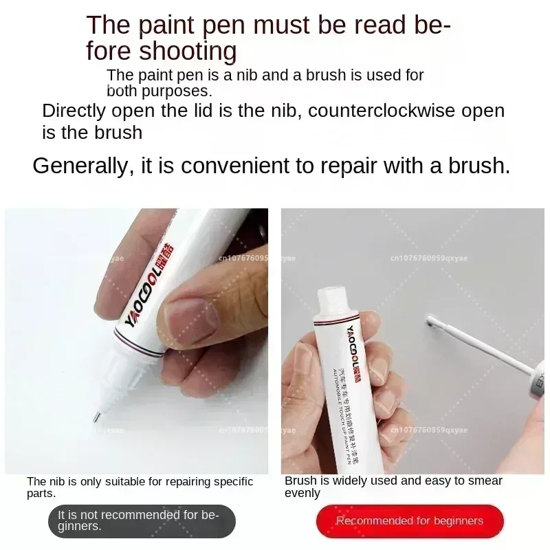For Toyota CHR Touch Up Pen Pearl White Varnish Pen Automotive Finish Scratch Set Pearl White 070 Coral Red  3U7 Opal Silver 4X1