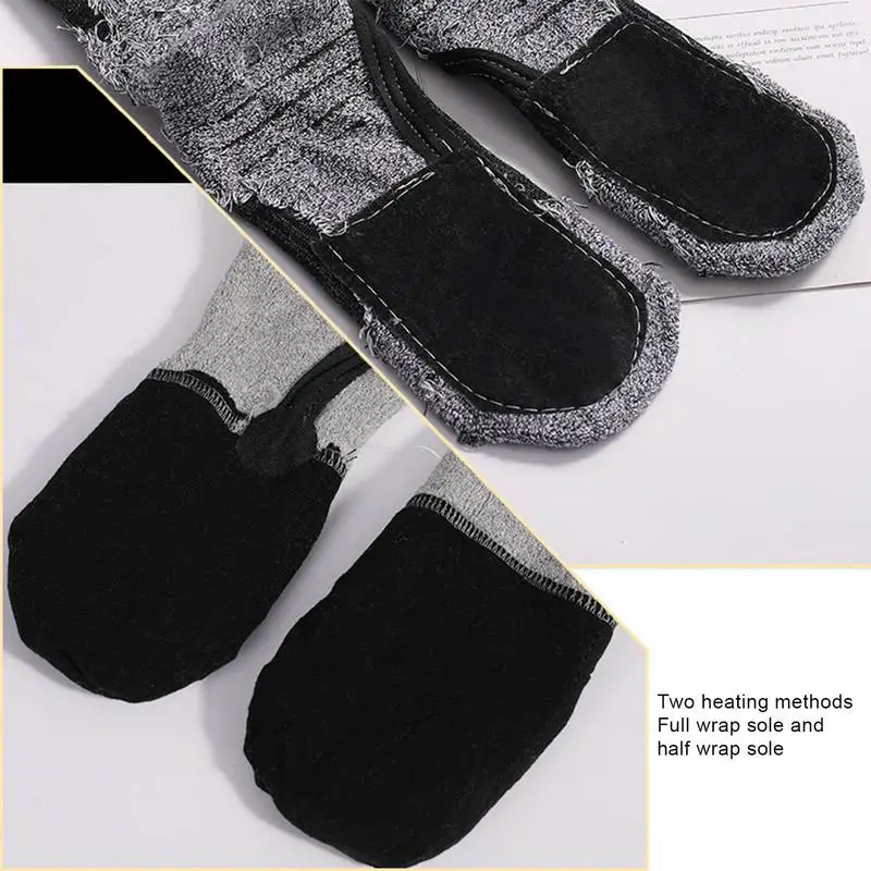 Electric Heated Socks With 3 Adjustable Heating 3.7 V 4000mAh  Rechargeable Battery Electric Foot Warmer Socks Heated Socks