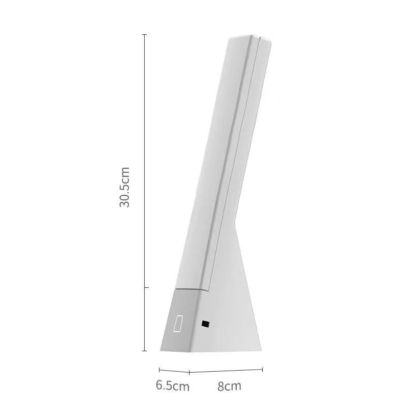 Lampu meja pelindung mata LED peredupan Stepless, lampu meja pelindung mata, lampu belajar anak-anak, lampu berkemah lipat tujuan ganda Plug-in