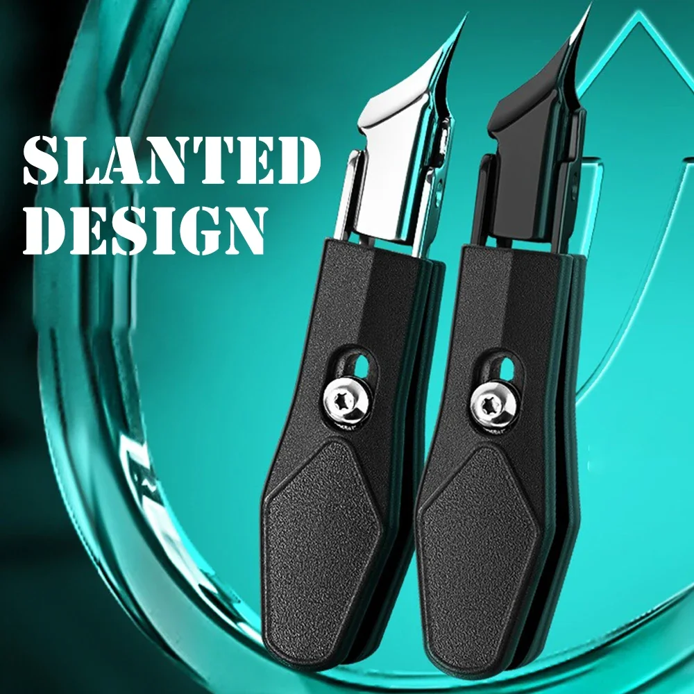 

Special Anti-splash Nail Clippers Large Size ABS Toenail Cutter Diagonal Pliers Manicure Tools Household nails art tool