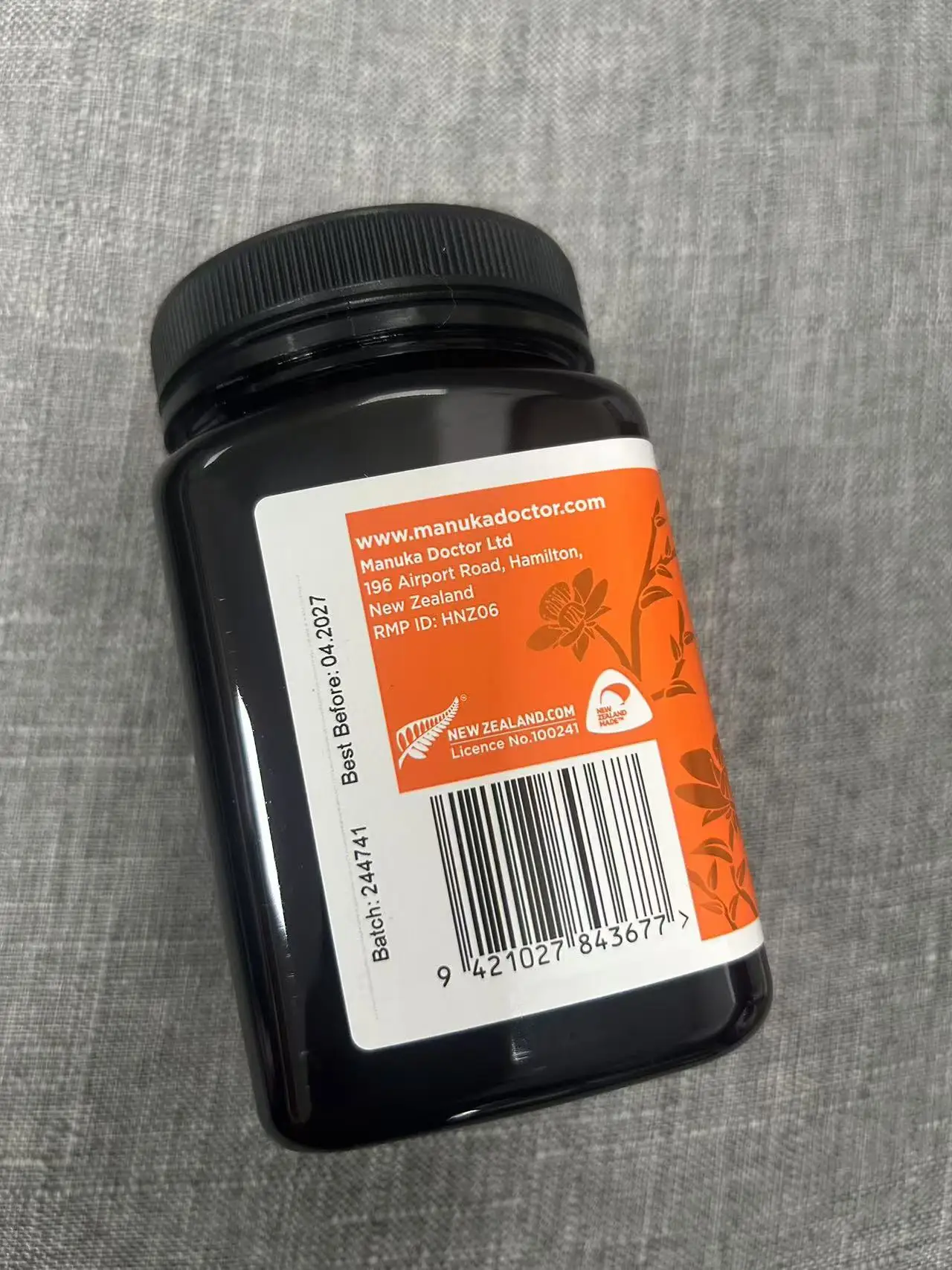 NewZealand Manuka Honey Bee MGO40+ 500g CREAM LOTION