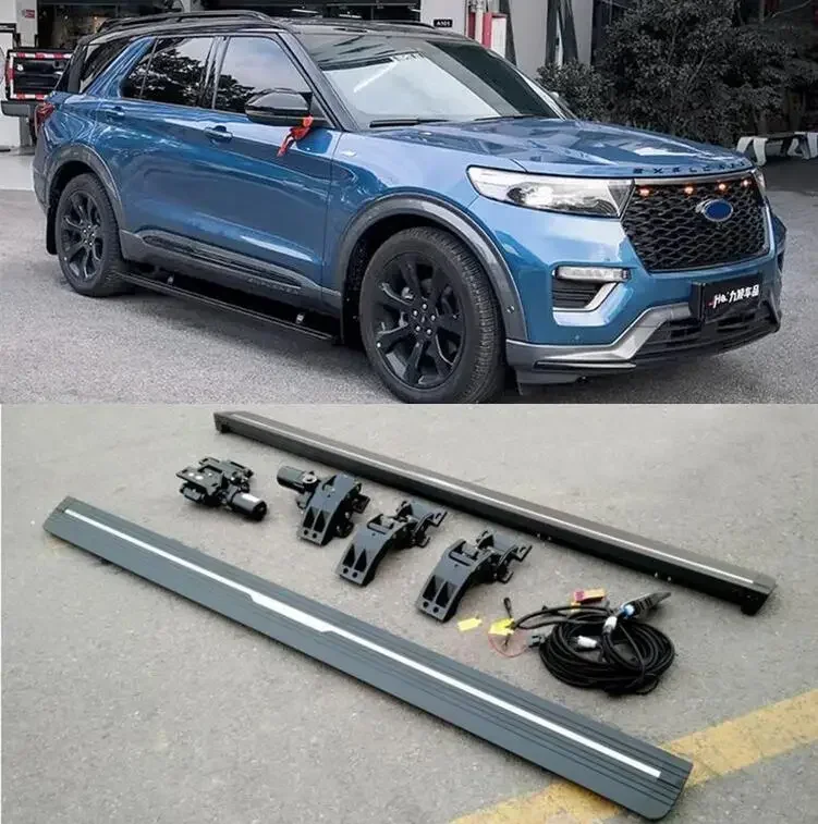 High Quality For Ford Explorer 2020 2021 2022 2023 Electric Motor Pedal Running Board Side Step Bar Nerf