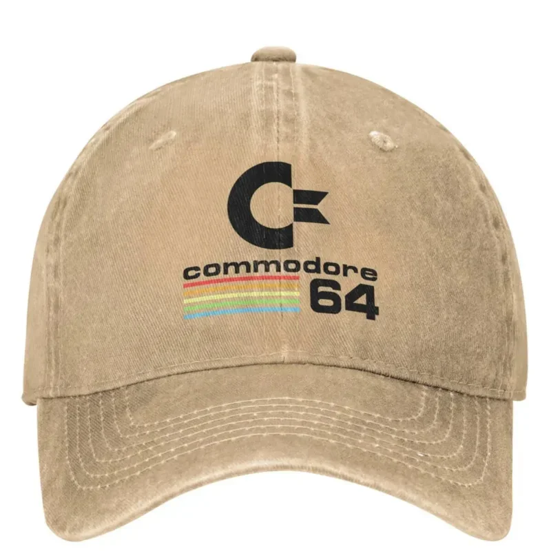 Y2K Commodore 64 Retro Baseball Cap Outfits For Men Women Classic Distressed Washed Hats SID Amiga C64 Casquette Dad Hat