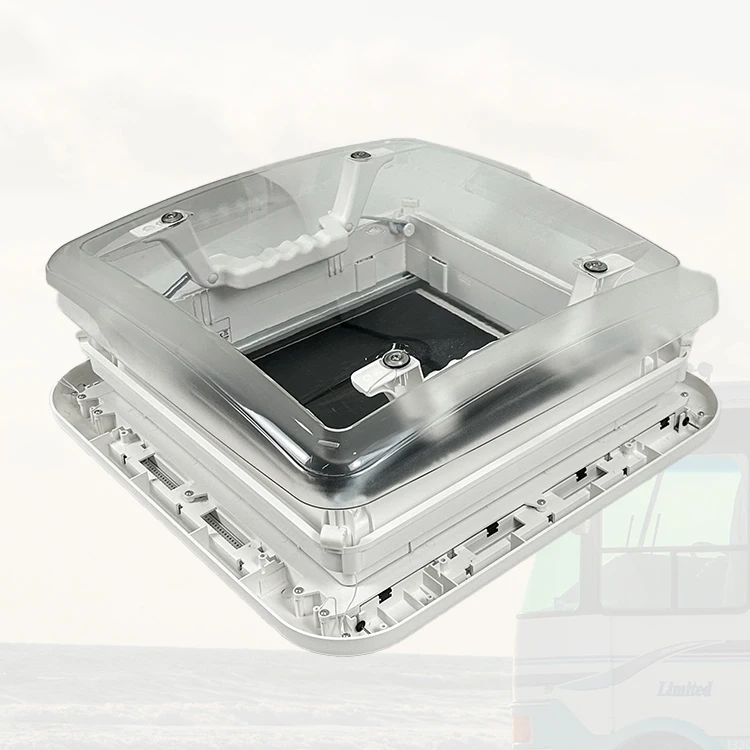 

Вентиляционное окно для автодома RV22SL 400*400 мм с рамой из ASA и акриловым куполом для крыши автодома