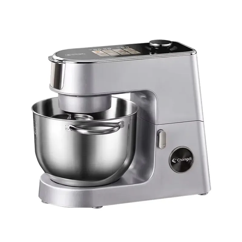 3 in 1 Stainless Steel Vertical Mixer 6.2L Electric Multifunctional Kitchen Food Mixer for Baking