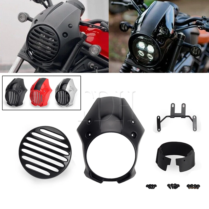 

Защитный чехол для передней фары для Honda Rebel CMX250 CMX300 CMX500 CMX 300 250 500-2017 лобовое стекло