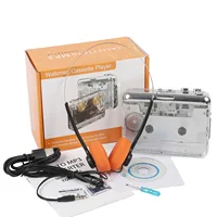 TON010B Walkman de Cassette estéreo Retro, Cassette portátil a reproductor de MP3, Mini reproductor de cinta, convertidor de MP3, accesorios de música