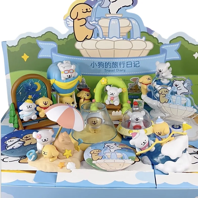 المالطية خط جرو السفر مذكرات أنيمي عمل أرقام الكرتون نموذج دمية المد اللعب سر صندوق أعمى لعب الأطفال هدايا عيد ميلاد