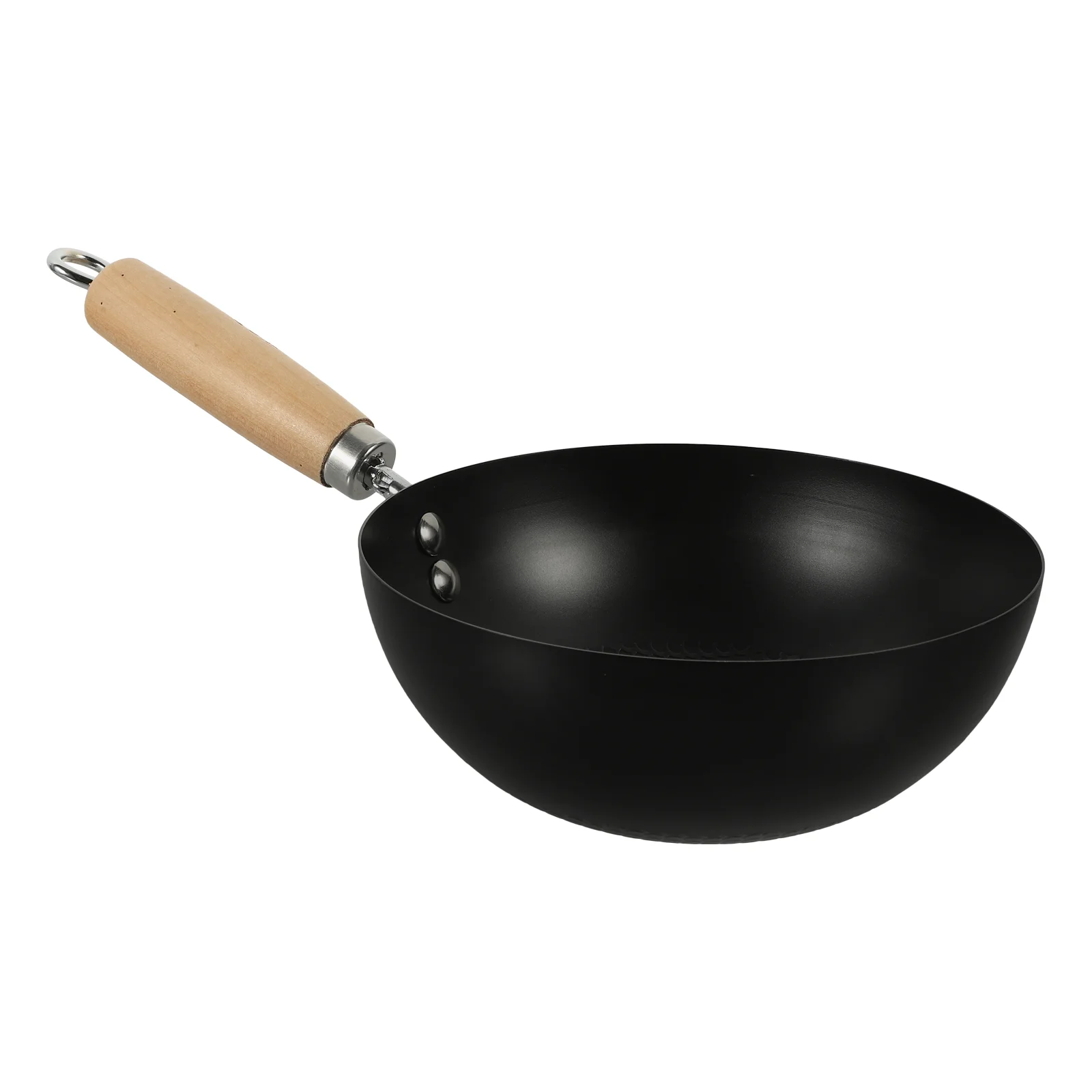 

Flat Bottom Wok Work on Stir-fry Pan Kitchen for Stoves Gas Cookware Accessories Stainless Steel