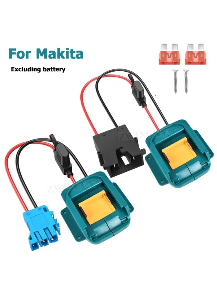Adapter zasilania do akumulatora Makita 18V LXT z złączem wiązki przewodów i uchwytem na bezpiecznik do Peg-Perego/Fisher-Price 12 Volt — zdjęcie produktu 7