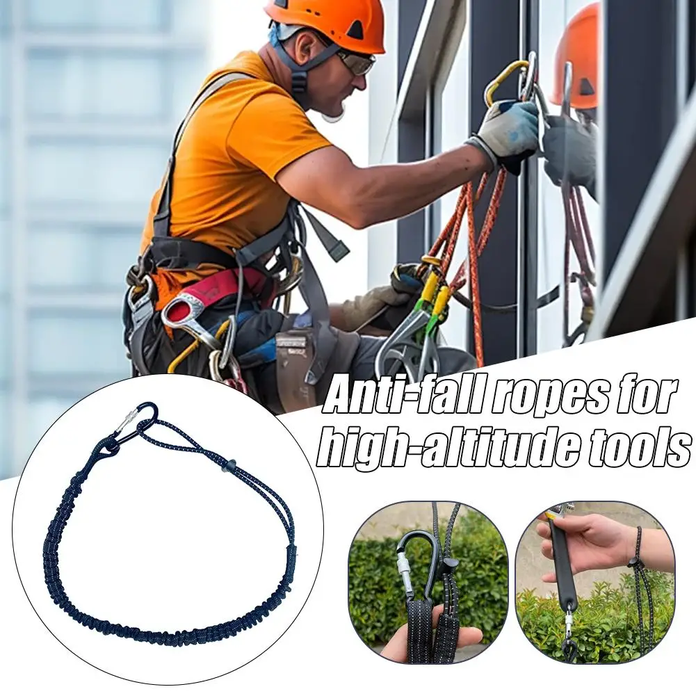 

1Pcs Nylon High-altitude Work Safety Rope Tool Anti-fall Ropes For High-altitude Tools Aerial Work Climbing Accessories New H0W9