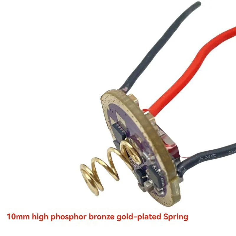B29C-2Pcs 22MM XHP70.3 Lamp Bead SFT70 Single Lithium Battery Driver 3.7 Boost 6V8A Flashlight Accessories Circuit Board