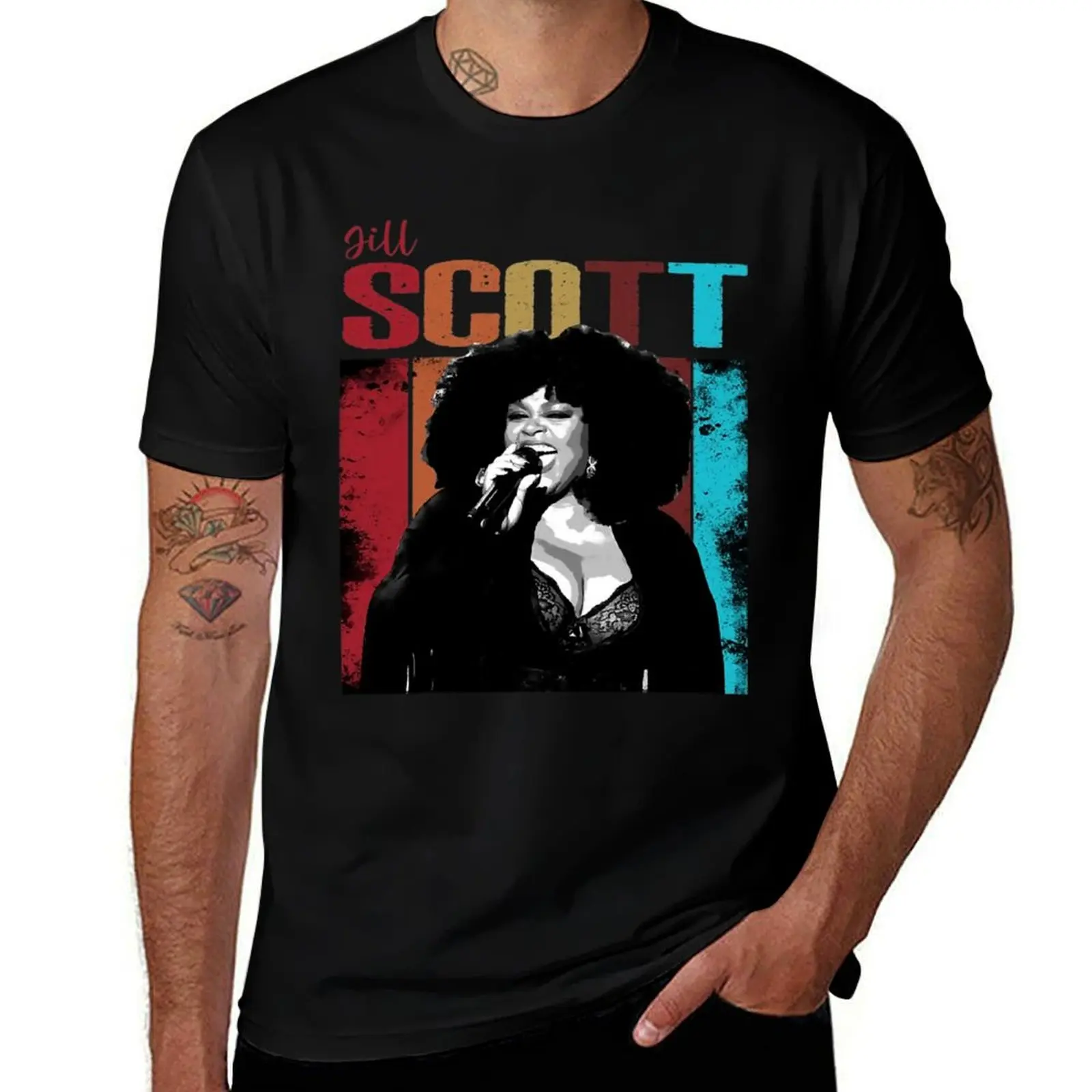 T-shirt de sport anti-transpiration inspiré par Scotts Jill Inspirational Grace Contribution Figures Music
