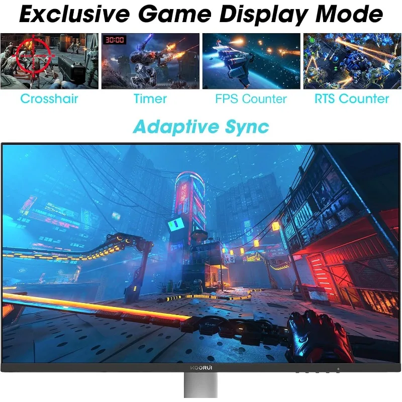 Monitor 27” 240Hz Gaming Monitor, Mini-LED - QHD (2560 x 1440), 1ms, HDR 1000, 100% sRGB, Height Adjustable,