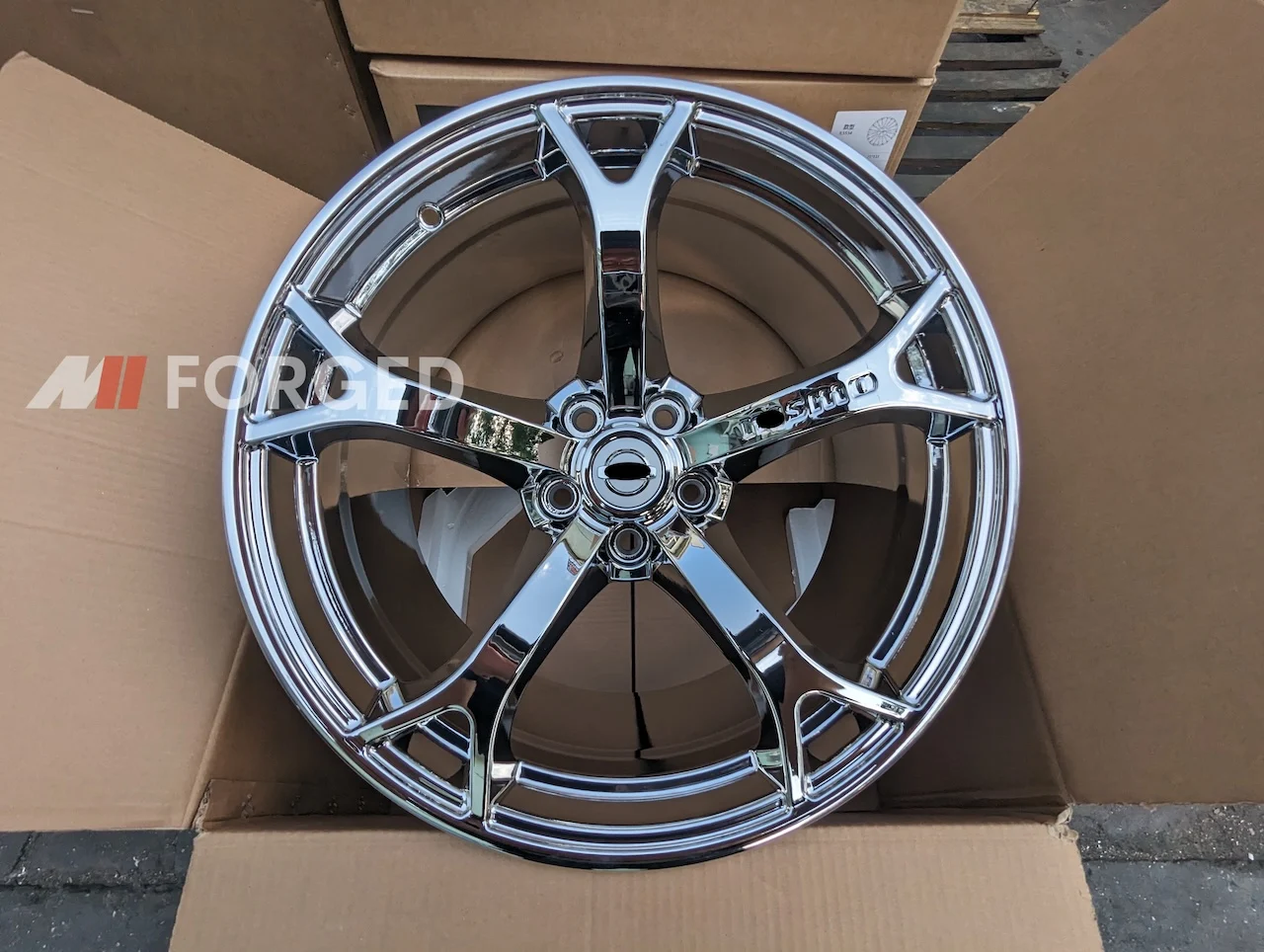 Maining Forged Silver Chrome Nismo V1 Wheels Rims for Nissan 350z