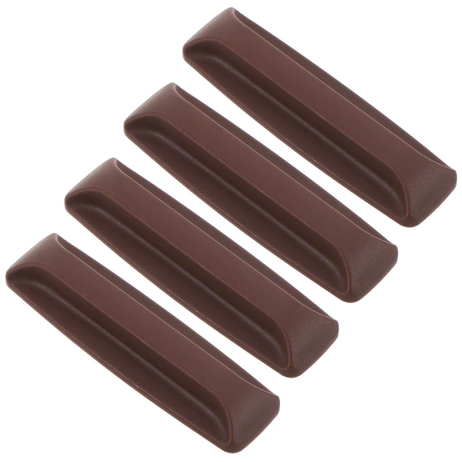 

2 Pairs Self-Adhesive Cabinet Handles 4" Stick-On Drawer Pulls Accessories For Sliding Glass Doors Cabinets Freezer Closets