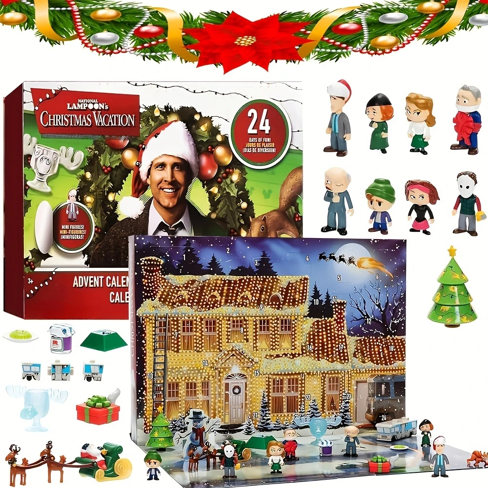 2024 New 24 Day Christmas Vacation Advent Calendar- National Lampoon’s Christmas Vacation Advent Calendar Countdown Gift (1PCS)