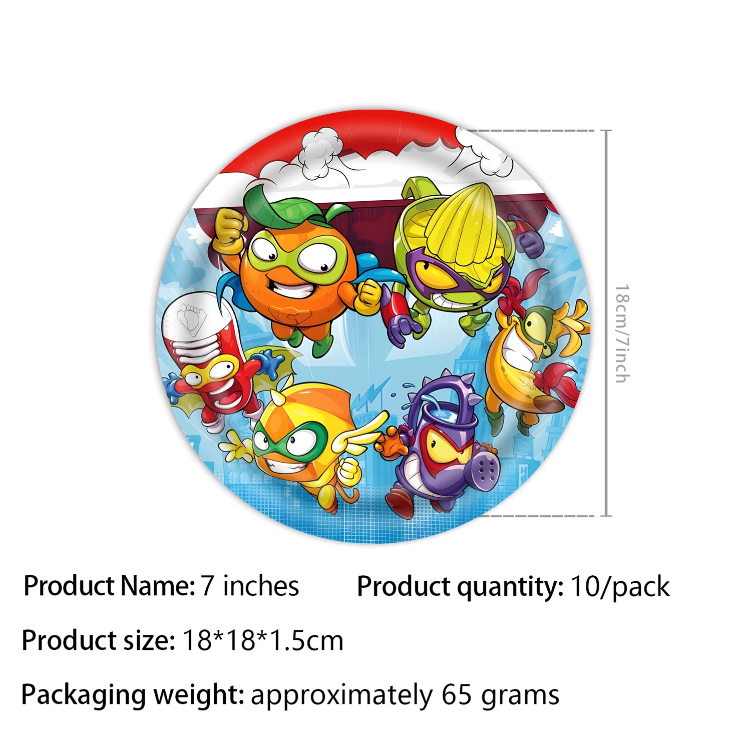 Superthings Geburtstag Party Dekoration Superzings Set Geschirr Tischdecke Banner Kuchen Hintergrund Baby Shower Kid Spiel Party Supplie – Detail 6
