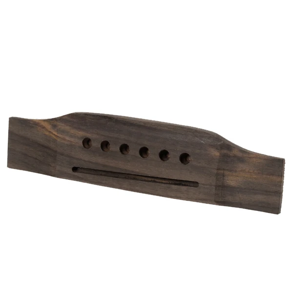 Acoustic Guitar Wooden Bridge Rosewood Accessory Part for Guitar Sound Improvement and Maintenance