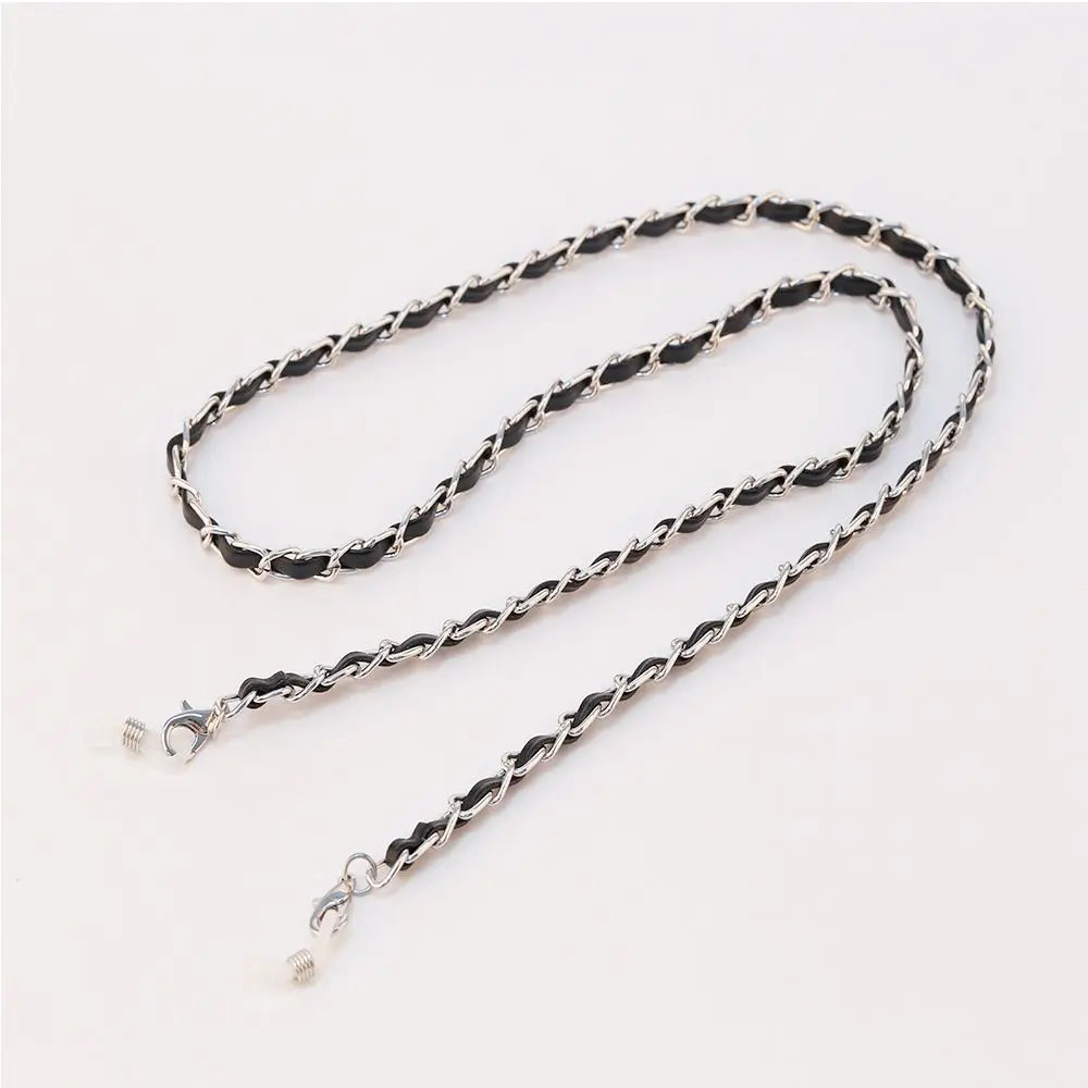 

Vintage Chilly Temperament Alloy PU Necklace Lanyards Mask Chain Korean Style Chain Glasses Chain Women Eyeglasses Accessories