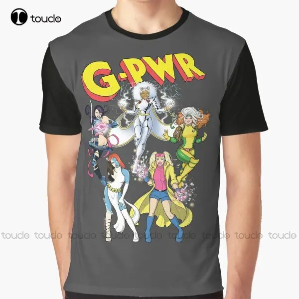 

G-Pwr Full Group Gay Lesbian Lgbtq Pride Girl Power Graphic T-Shirt Custom Aldult Teen Unisex Digital Printing Tee Shirts Xs-5Xl