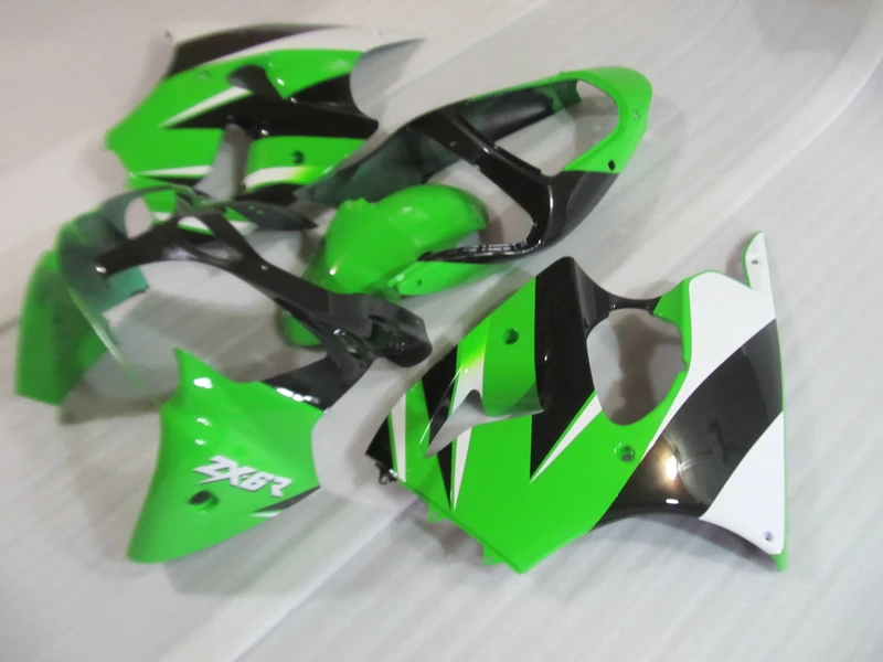 

Free 7 gifts fairing kit for Ninja ing ZX 6R 2000-2002 ABS green black fairings Ninja 636 ZX6R 00 01 02 CP77