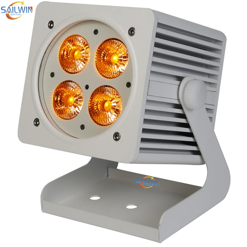 

IP65 Outdoor 4X18W 6in1 Waterproof LED PAR LIGHT Battery Powered WIFI DMX512 LED Stage Light For Disco Wedding Party Event