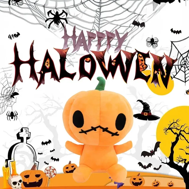 Halloween Plush Stuffed Pumpkin Toy, Cute Plant Soft Pillow, Snuggling Presentes, Crianças e Adultos, Party Favor, Photo Props, 30cm