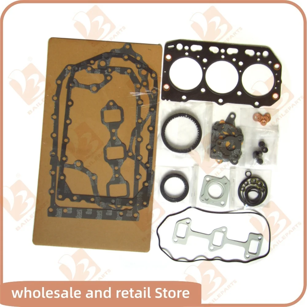 

3TN84 For Yanmar Engine Full Gasket Kit Set or Cylinder Head Gasket Engine Parts Overhaul Rebuild Kit