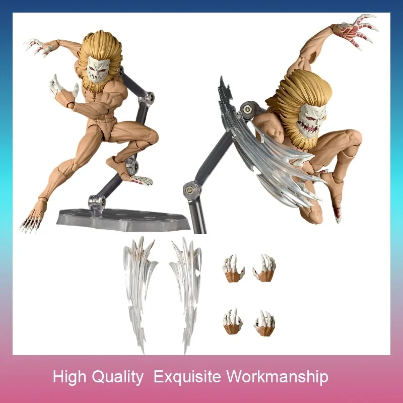 In Stock, KAIYODO 100% Official Revoltech Amazing Yamaguchi Attack On Titan Jaw Titan Action Figure Holiday Gift