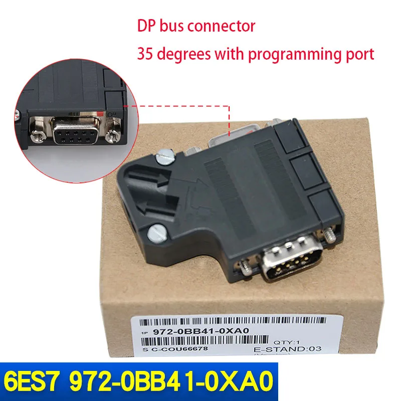 Compatible with DP connector 485 plug Profibus bus connector 6ES7972-0BA12-0XA0