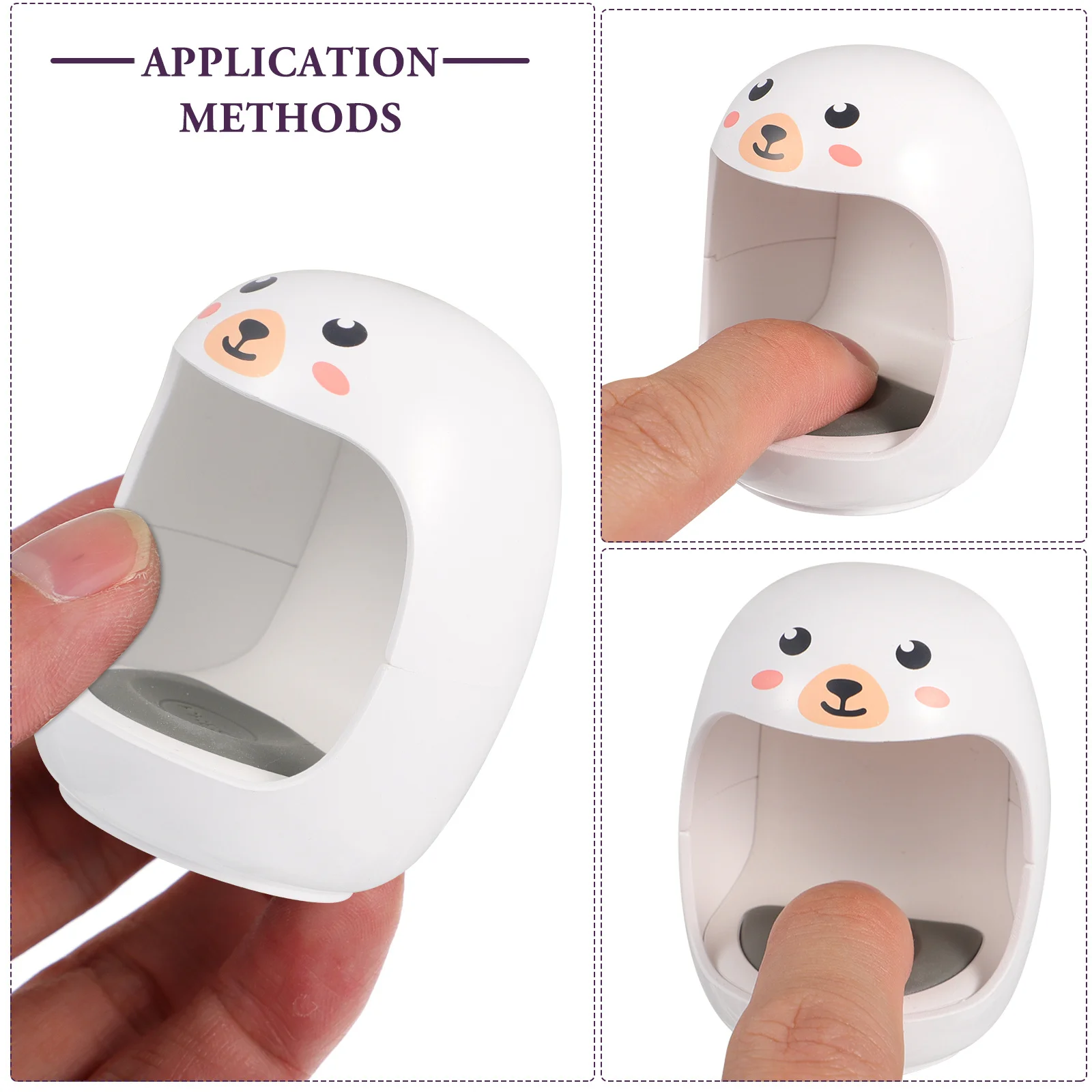 1Set LED Nail Art Droger Uv-licht voor gelnagels Manicurelamp Draagbaar Stijlvol ontwerp Ideaal cadeau voor doe-het-zelf nagelliefhebbers