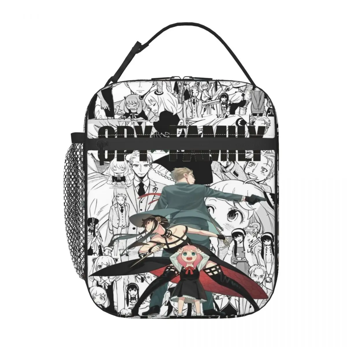 

Spys X Familys Merch Insulated Lunch Bag For School Food Container Portable Thermal Cooler Bento Box