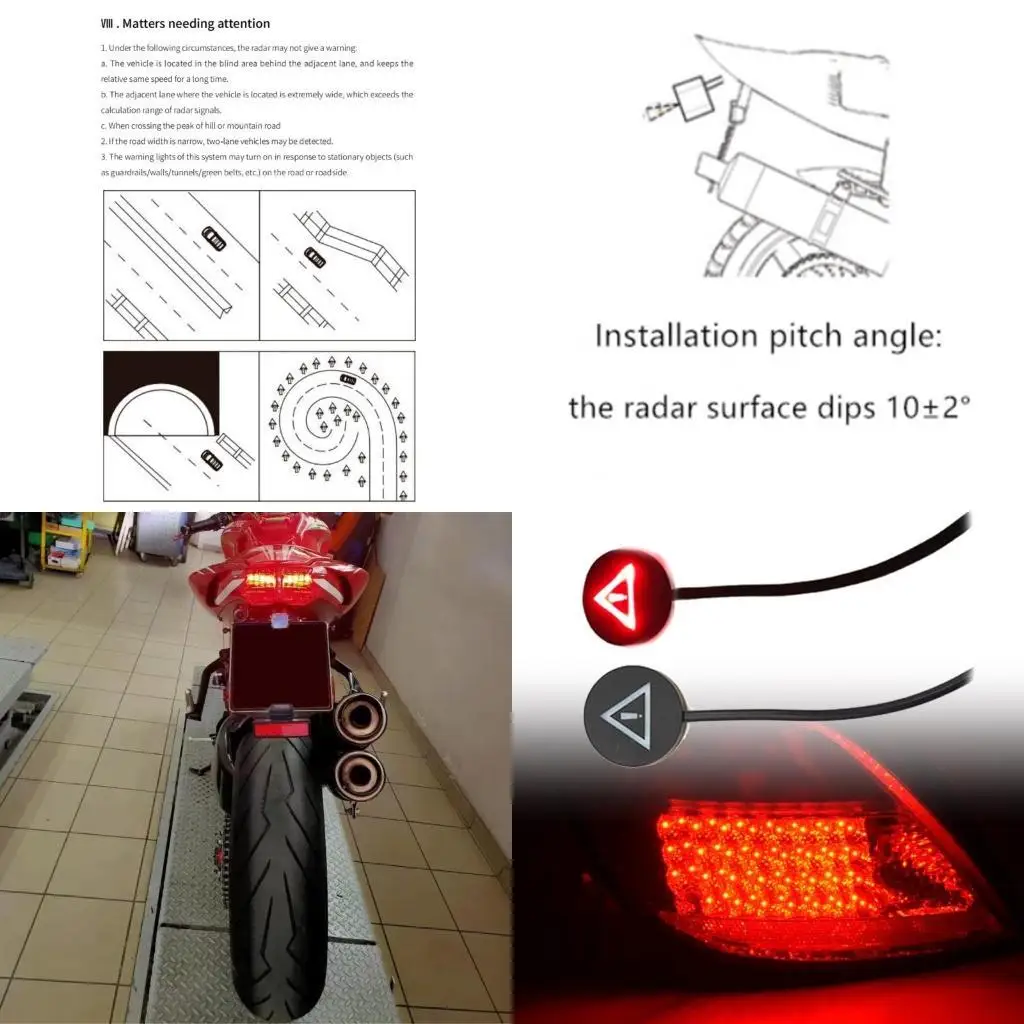 31BC Universal Blind Spot Detection System Compatible For Car 77Ghz Millimeter WaveRadar Horizontal Vertical Change Lane Safe