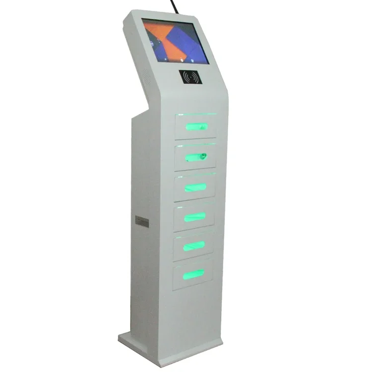 Floor Type Commercial Public Phone Charging Locker Cabinet Super Fast Mobile Battery Charging Station