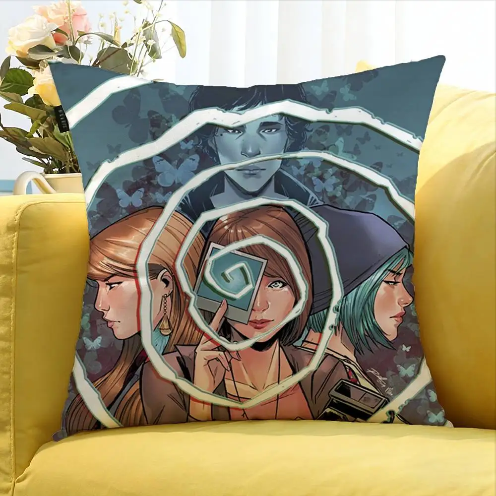 Game L-Life Is S-trange World Various Sizes Square Pillow Case For Car Home Bedchamber Decor