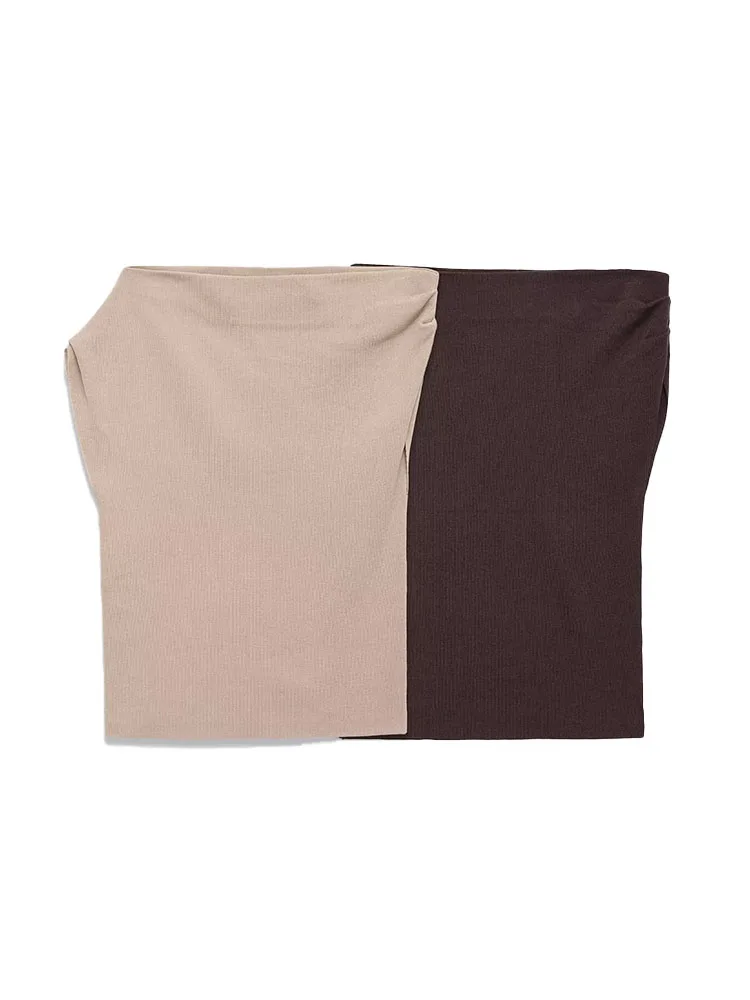 

HH женские летние модные универсальные однотонные асимметричные вязаные топы с однотонным воротником женские темпераментные простые сексуальные повседневные топы Mujer