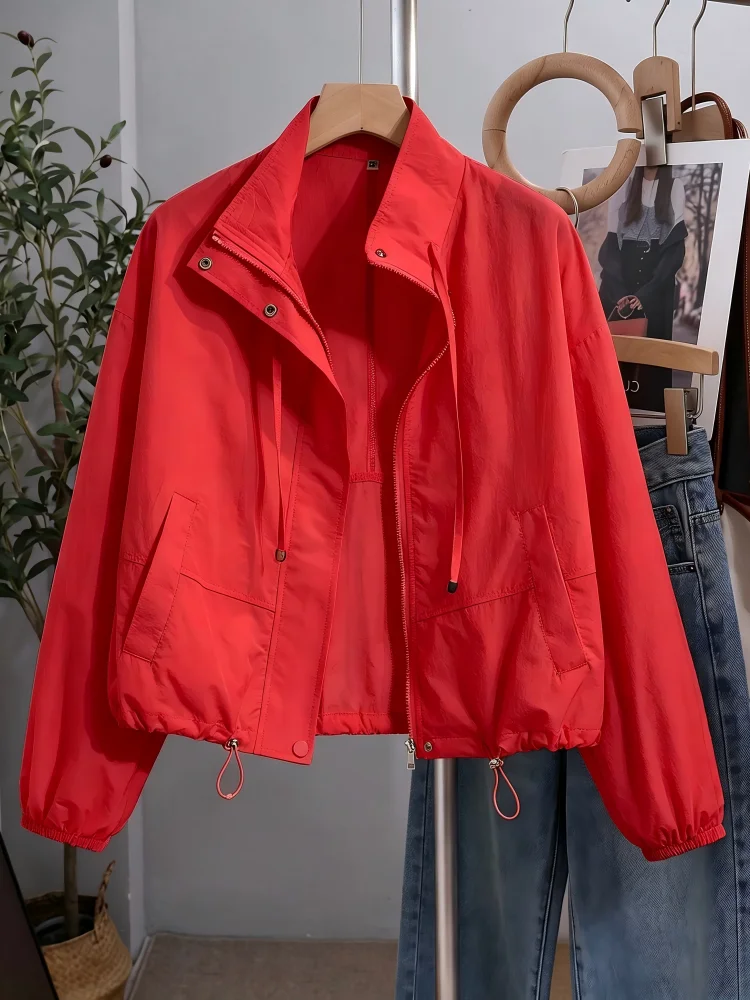 Yellow Goose Short Lightweight Casual Top UV Protection Workwear Jacket Small Size Exclusive Fashionable Commute Style